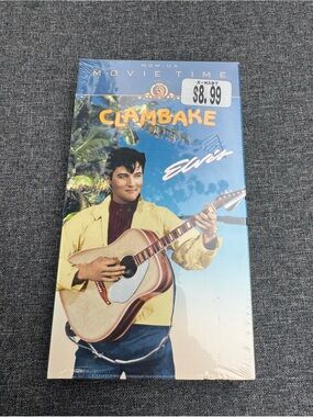 🌼2/$15 Listings🌼Sealed Elvis Clambake VHS Tape - Elvis Presley VHS Collectible